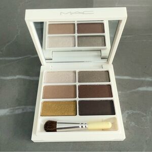MAC EYESHADOW PALETTE - SNOWGLOBE: WARM - 6 COLOURS & MINI BRUSH